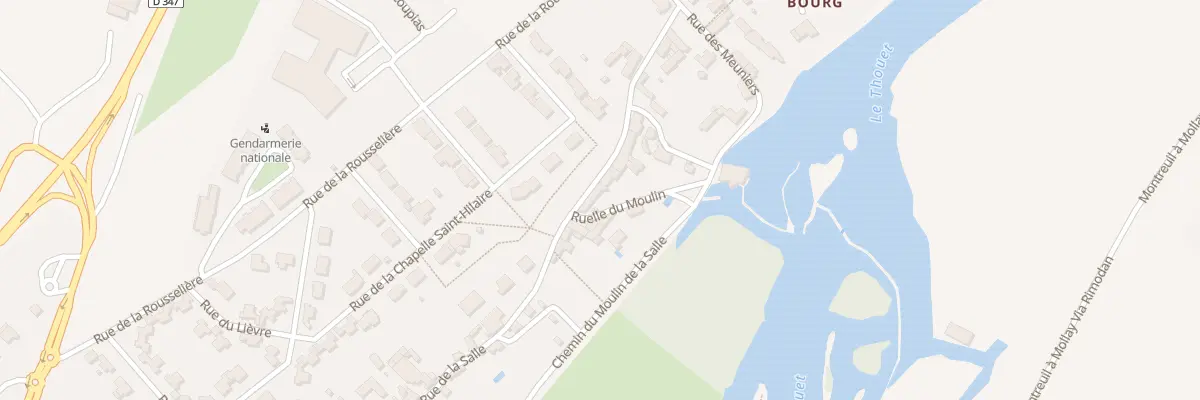 Plan du 702 Rue de la Salle à Montreuil-Bellay