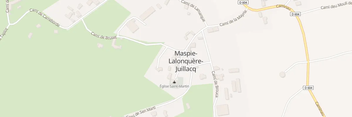 Plan du 2 Pl de la Mayrie à Maspie-Lalonquère-Juillacq
