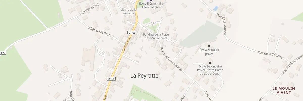 Plan du 6 Rue des Quatre Vents à La Peyratte