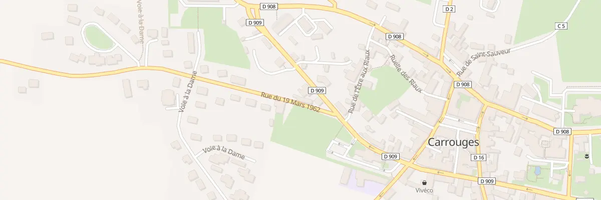Plan du 1 Rue du 19 Mars 1962 à Carrouges
