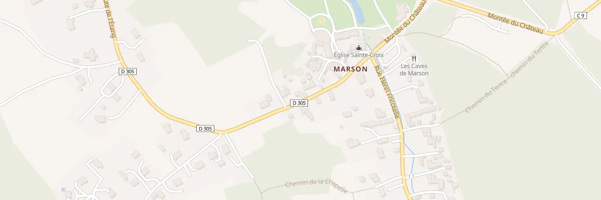 Plan du 6 Rte de l’Etang à Rou-Marson