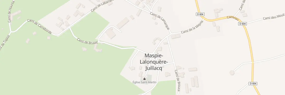Plan du 4 Cami de Bruset à Maspie-Lalonquère-Juillacq