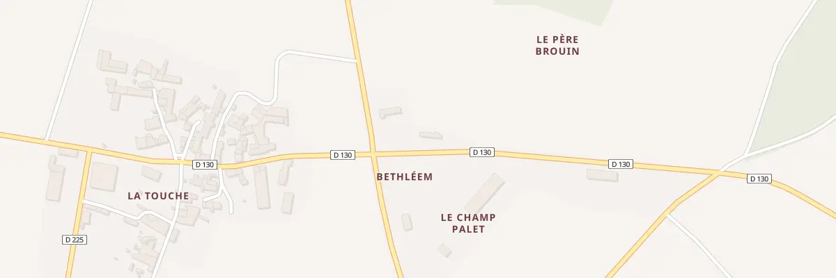 Plan du 3 Bethleem La Touche à Villiers-Couture
