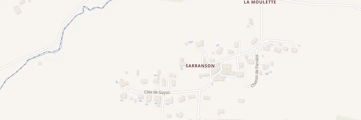 Plan du 25 Sarranson à Caudrot