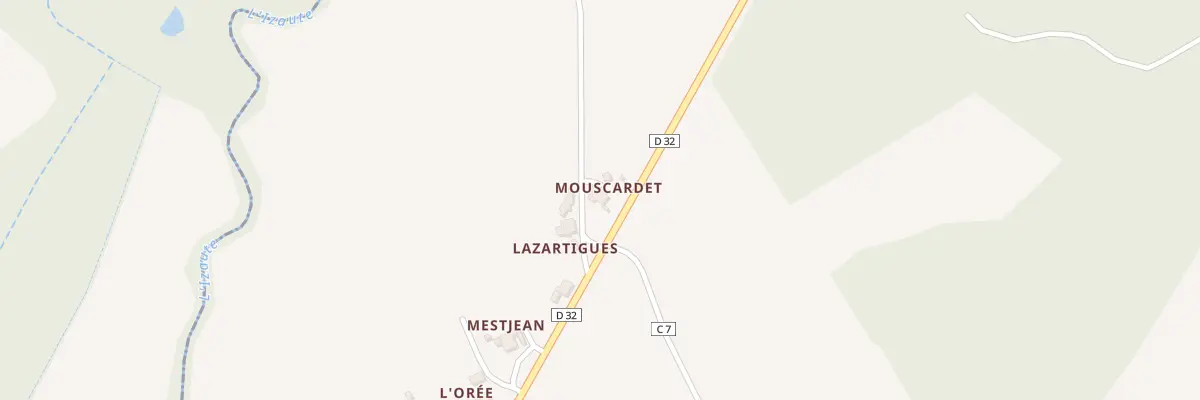 Plan du 598 Rte de Maupas à Monlezun-d’Armagnac