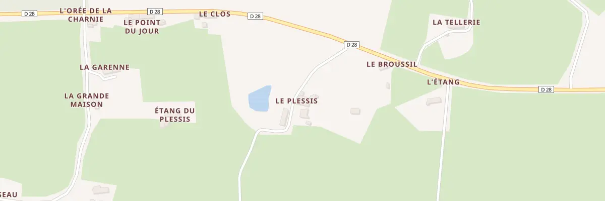 Plan du 5092 Le Plessis à Saint-Symphorien