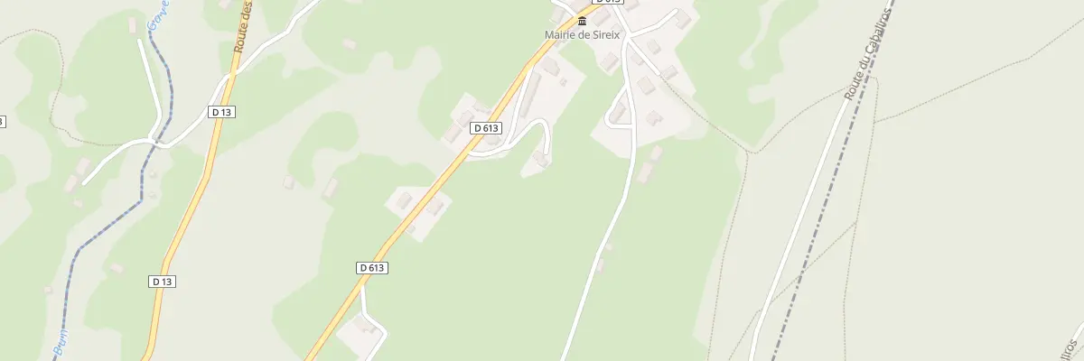 Plan du 33 Rte du Lac d’Estaing à Sireix