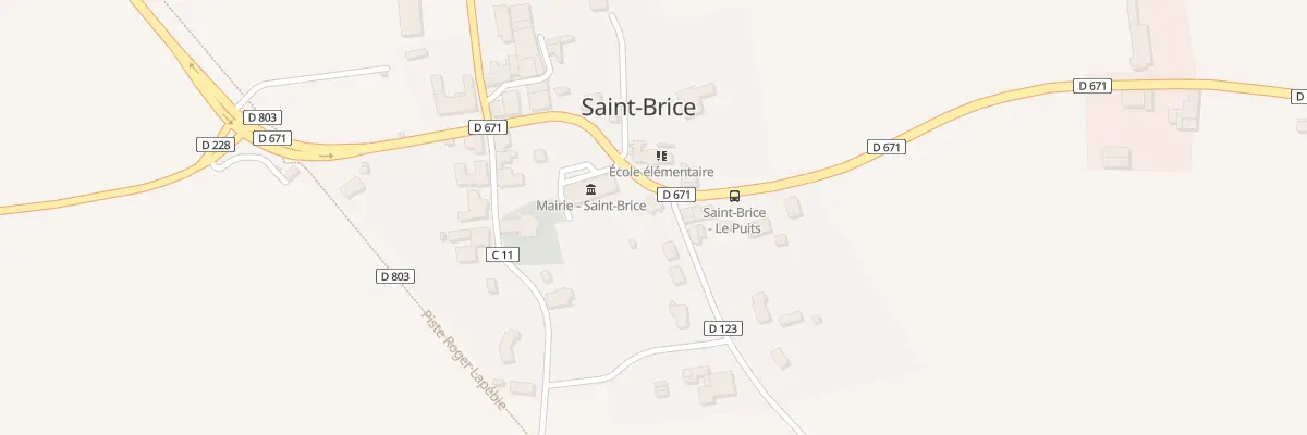 Plan du 5 Le Bourg Sud à Saint-Brice