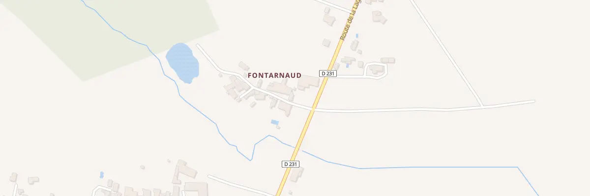 Plan du 2 Fontarnaud à Lugasson