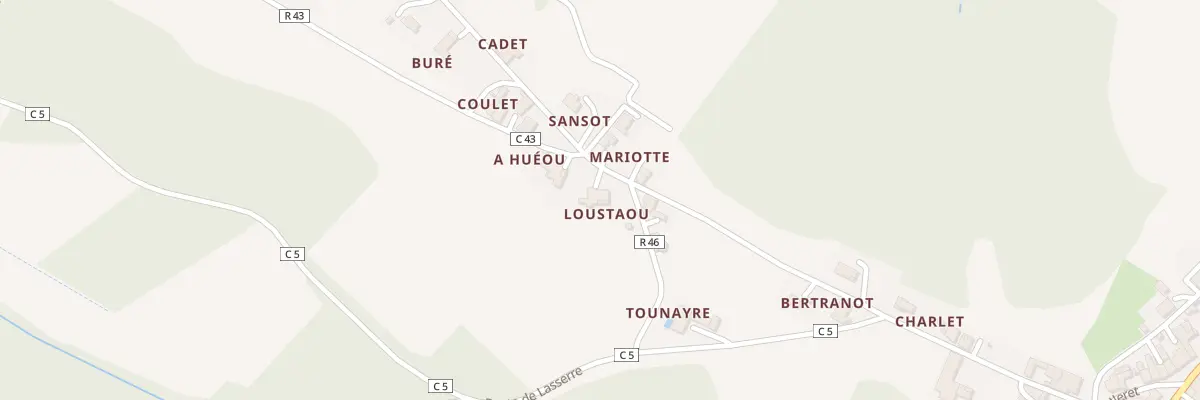 Plan du 21 Rue du Souvenir à Viella