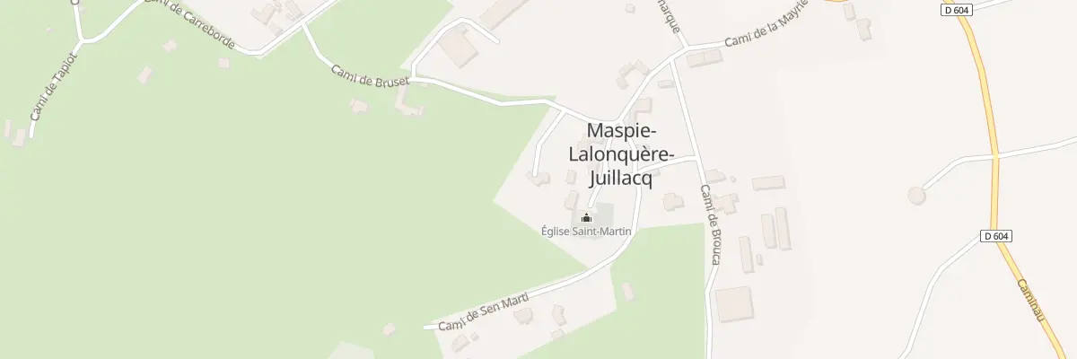 Plan du 5445 Mairie à Maspie-Lalonquère-Juillacq