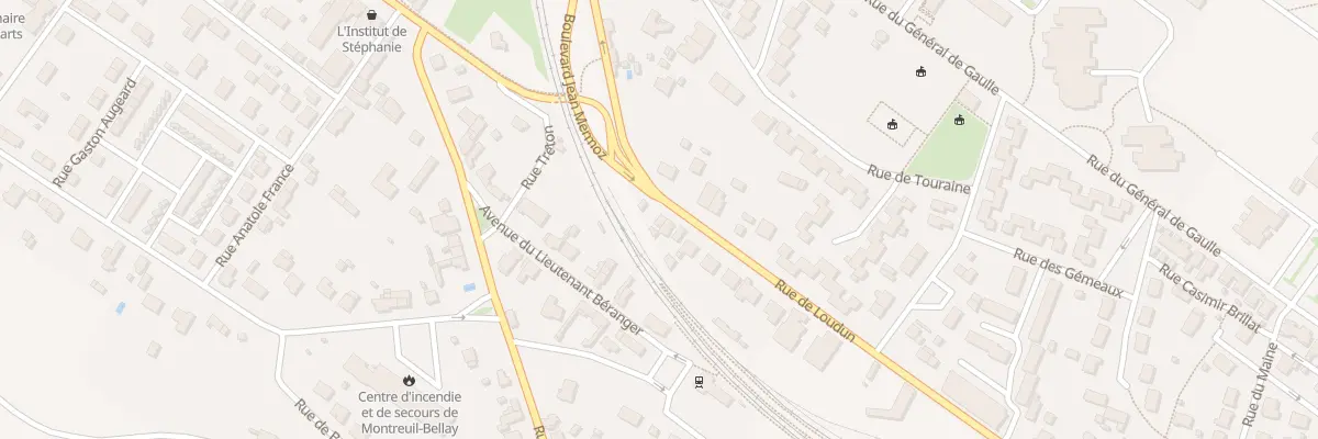 Plan du 86 Rue de Loudun à Montreuil-Bellay