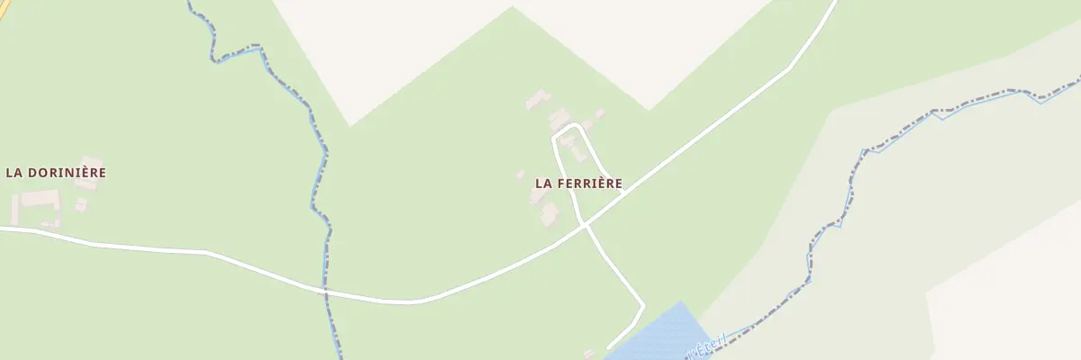 Plan du 3 La Ferriere à Fomperron