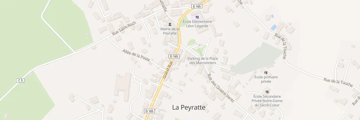 Plan du 38 Pl des Marronniers à La Peyratte