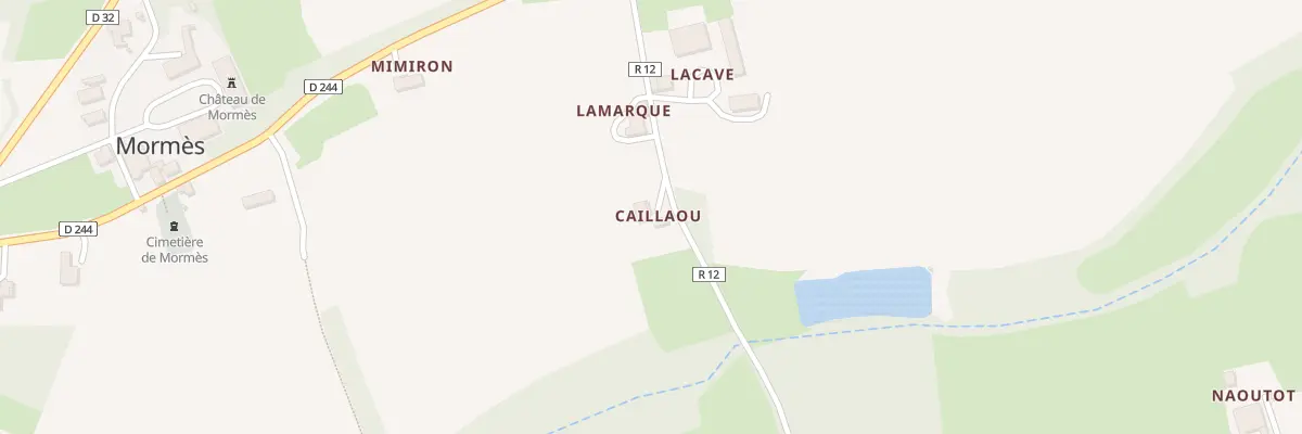Plan du 5044 Caillaou à Mormès