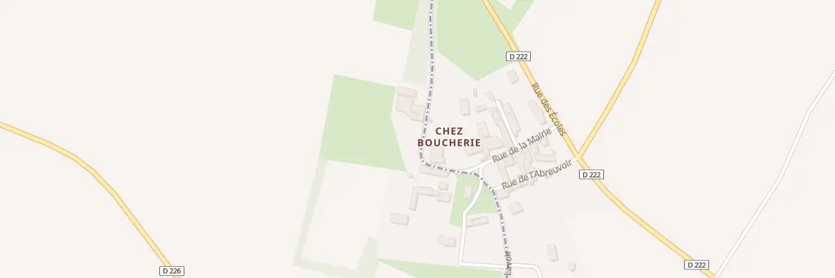 Plan du 13 Rue du Lavoir à Saint-Ouen-la-Thène