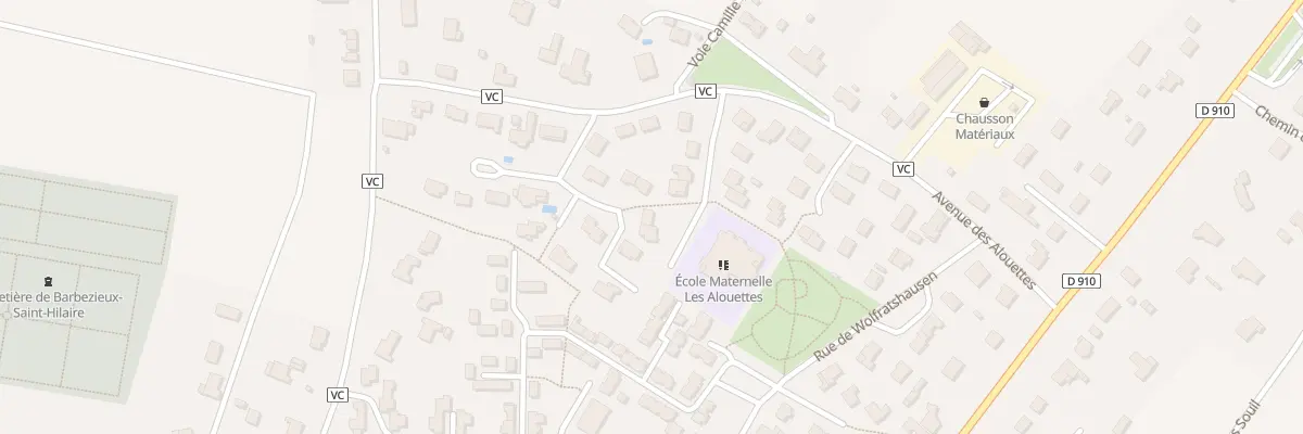 Plan du 89 Rue des Mésanges à Barbezieux-Saint-Hilaire