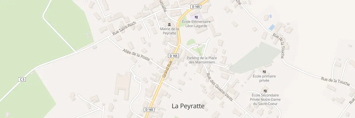 Plan du 3 Grand Rue à La Peyratte