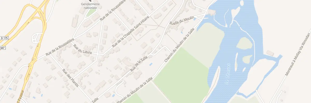 Plan du 594 Rue de la Salle à Montreuil-Bellay