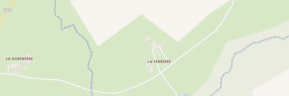 Plan du 6 La Ferriere à Fomperron