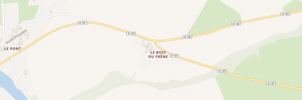 Plan du 3 Le Bois du Frene à Gourgé