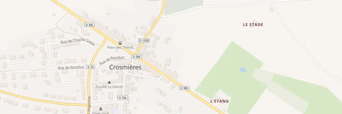 Plan du 6 Rue Nationale à Crosmières