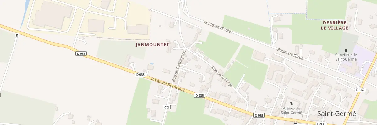 Plan du 4 Rue de Castagnon à Saint-Germé