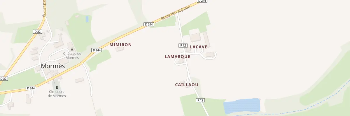 Plan du 5042 Lamarque à Mormès