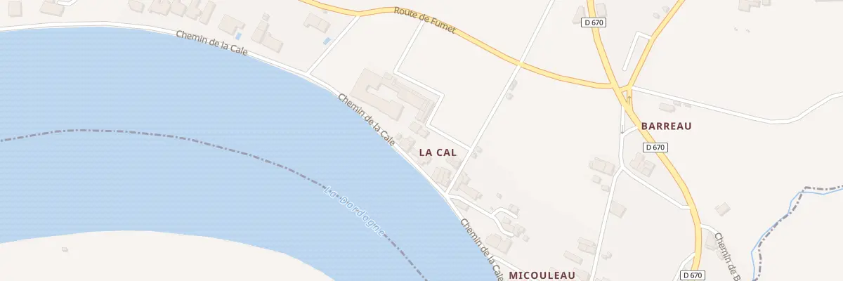 Plan du 159 La Cale à Vignonet