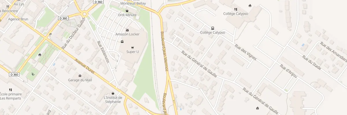 Plan du 42 Rue du Général de Gaulle à Montreuil-Bellay