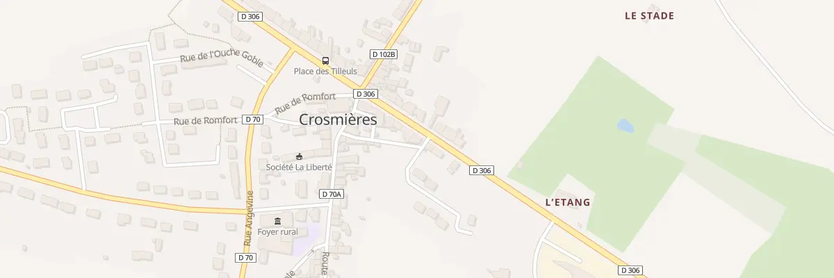 Plan du 7 Rue Nationale à Crosmières