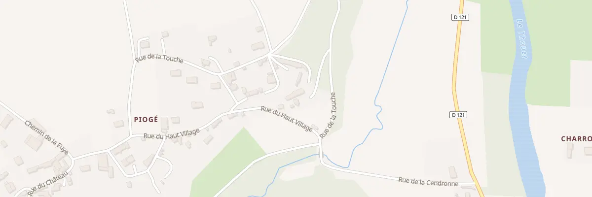 Plan du 2 Rue du Haut Village à Availles-Thouarsais
