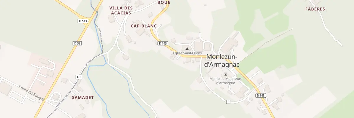 Plan du 169 Rte du Village à Monlezun-d’Armagnac