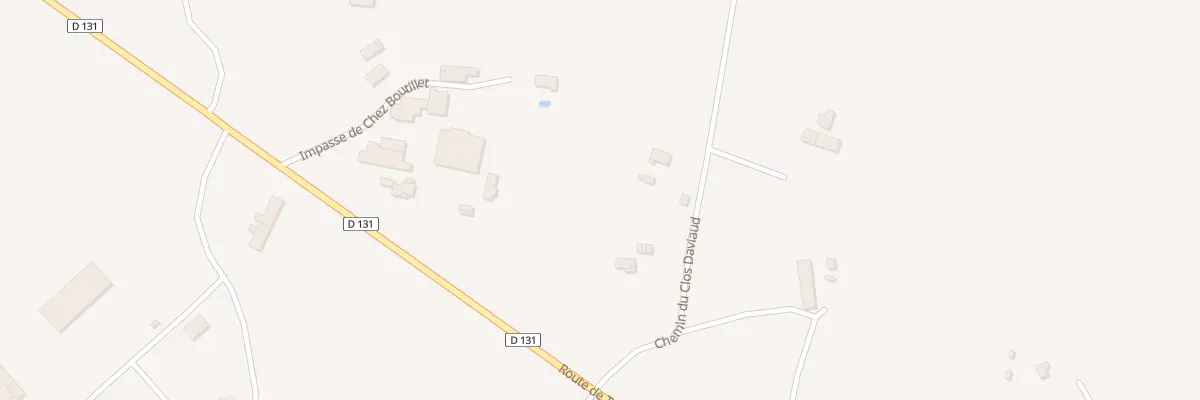 Plan du 5133 Chez Boutillet à Oriolles