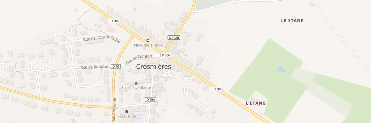 Plan du 10 Rue Nationale à Crosmières