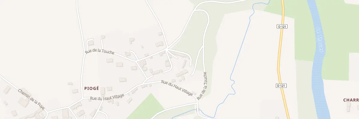Plan du 1 Rue de la Touche à Availles-Thouarsais