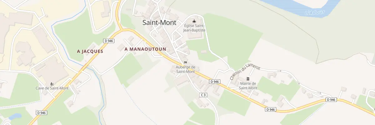 Plan du 571 Rue Bernard Tumapaler à Saint-Mont