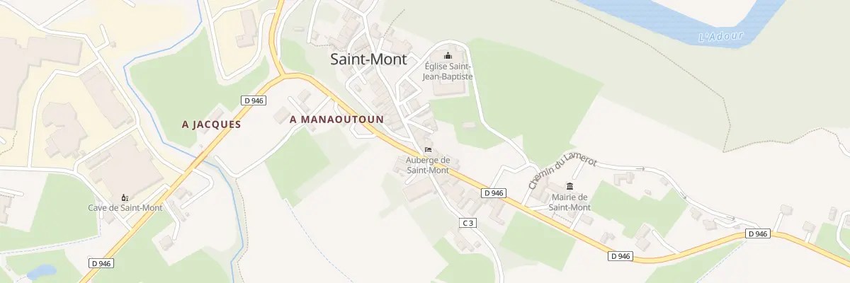Plan du 7 Rue Sainte-Barbe à Saint-Mont