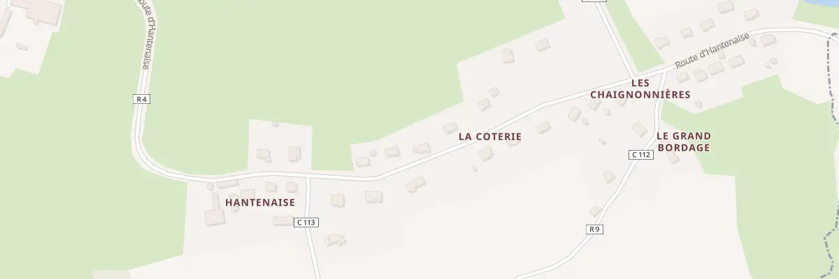 Plan du 9 Rte d’Hantenaise au Grez