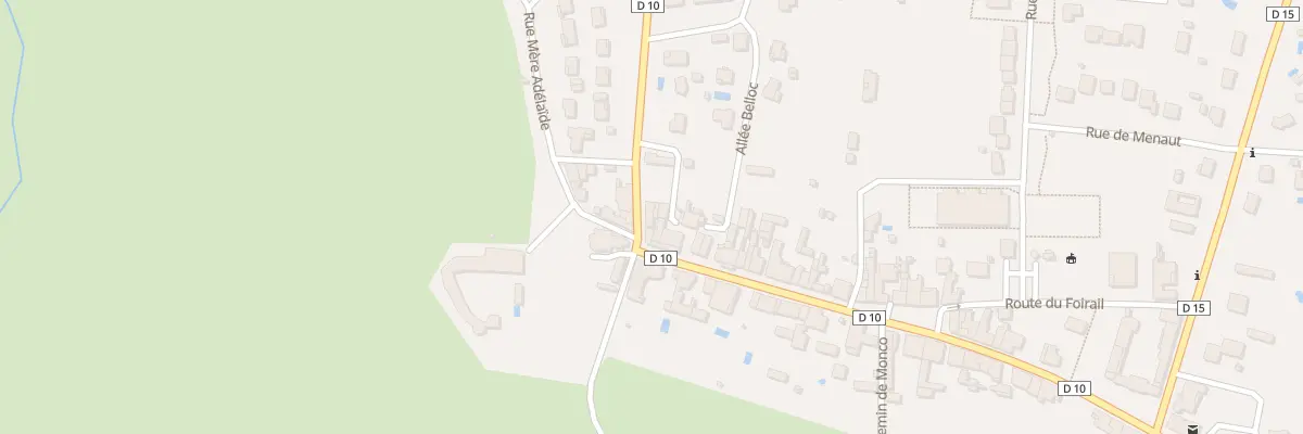 Plan du 59 Le Bourg à Auros