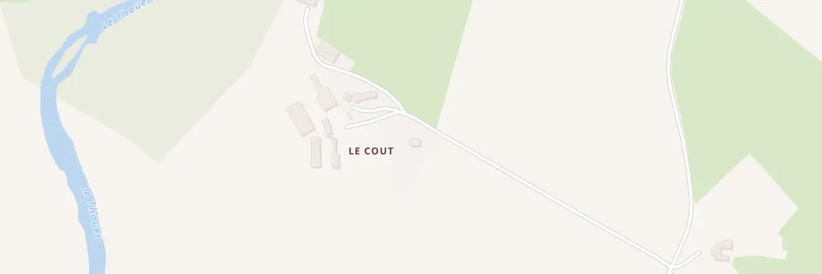 Plan du 1 Le Cout à La Peyratte