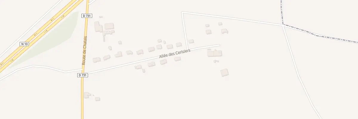 Plan du 16 All des Cerisiers à Reignac
