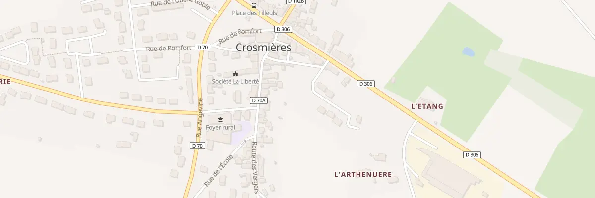Plan du 4 Rue de l’Arthenuere à Crosmières