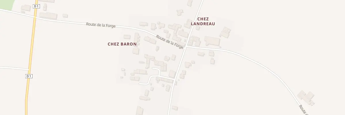 Plan du 77 Rte de Chez Baron à Barbezieux-Saint-Hilaire