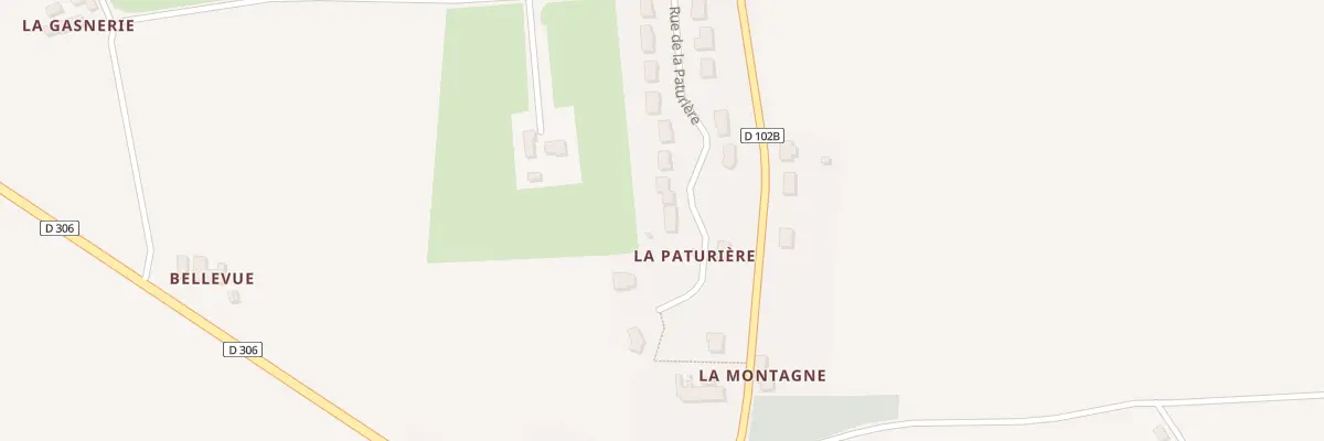 Plan du 15 Rue de la Paturière à Crosmières