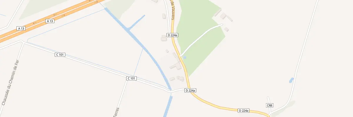Plan du 1485 Rte de Vauvers à Basseneville