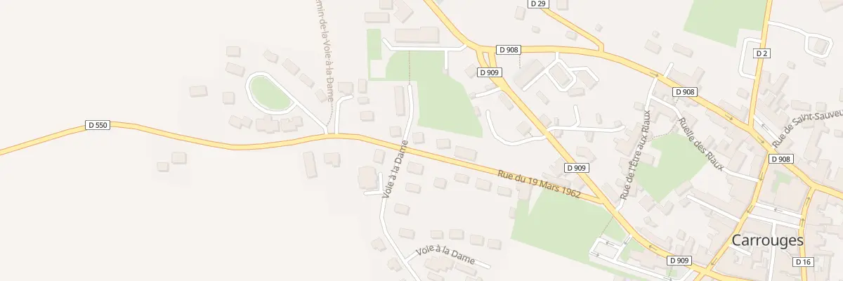 Plan du 7 Rue du 19 Mars 1962 à Carrouges