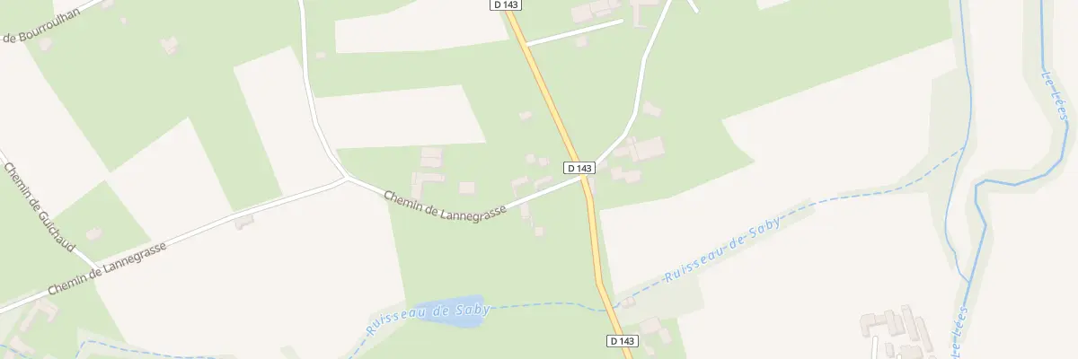 Plan du 2 Che de Lannegrasse à Lespielle