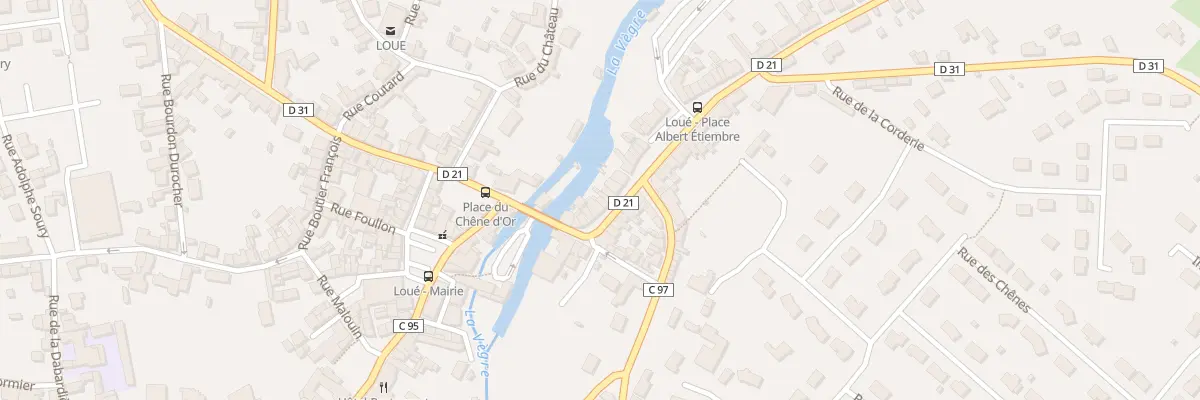 Plan du 9 Rue du General Dunlap à Loué