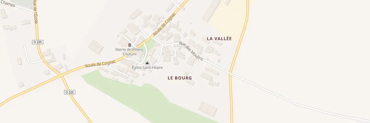 Plan du 1 Imp des Pres à Villiers-Couture